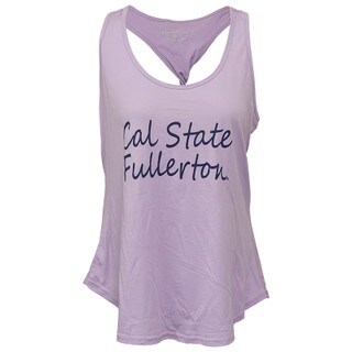 Boxercraft Cal State Fullerton Twistback Tank - Lavender